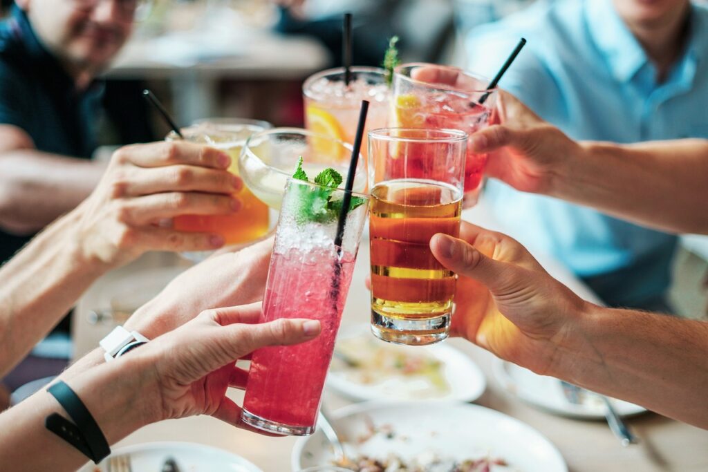 People at restaurant